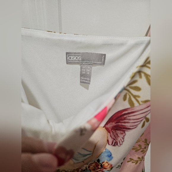 ASOS Floral Print Mini Dress Us2 - Picture 4 of 4